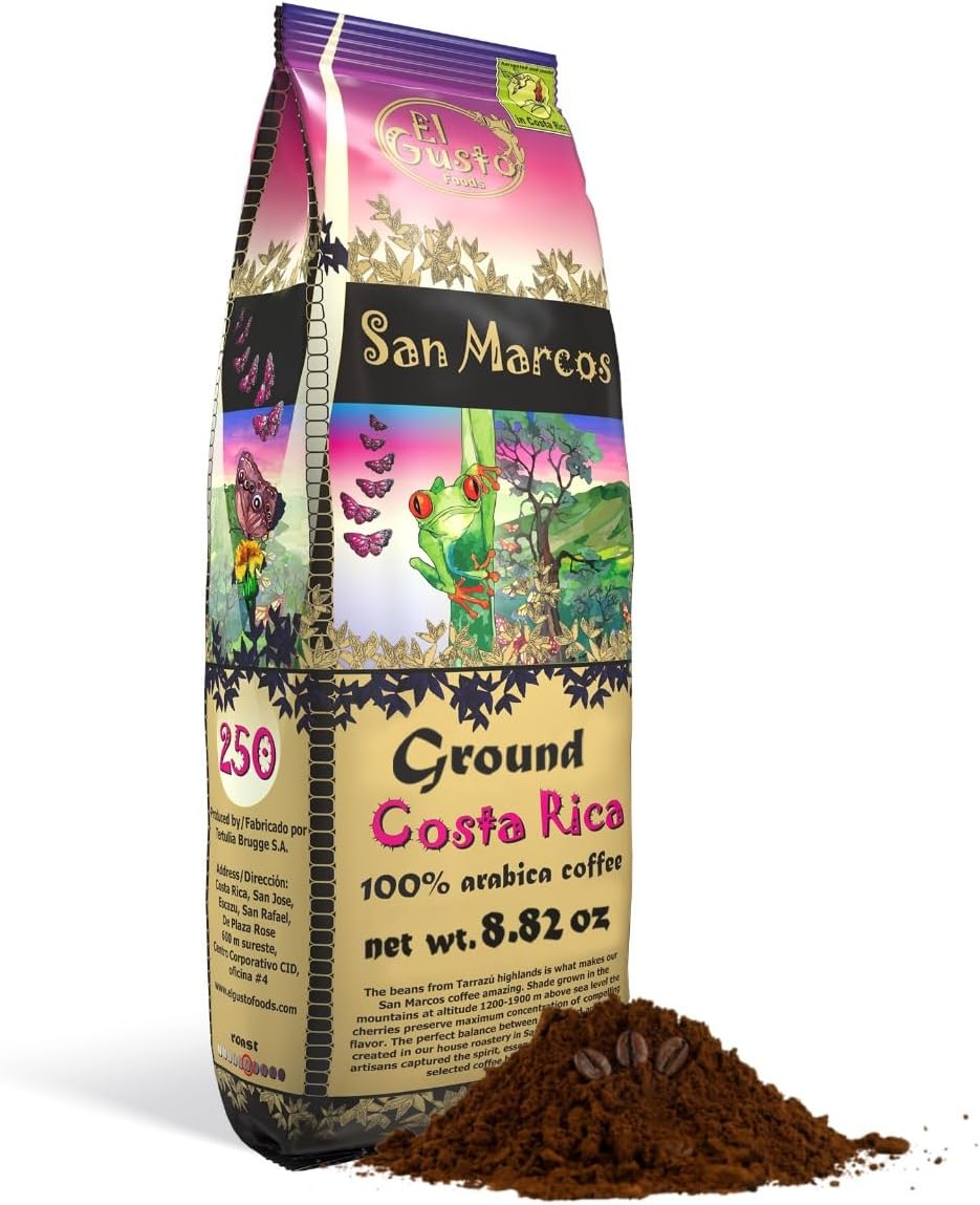 El Gusto San Marcos 研磨咖啡,中度烘焙,哥斯达黎加单一产地,250克