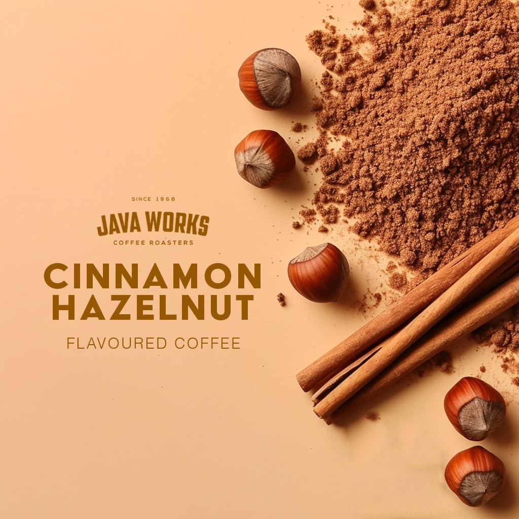 Java Works Coffee 肉桂榛果口味咖啡 *研磨*,340 克
