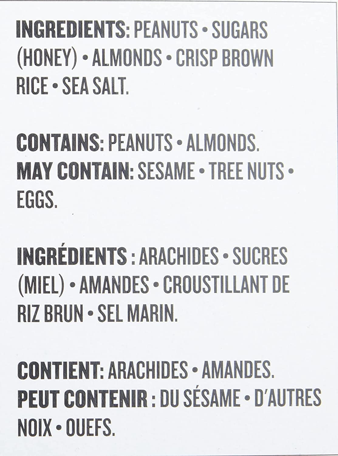 HoneyBar Snack Bars, Sweet & Salty, Gluten-Free, Non-GMO, Vegetarian, 40 g bars, 15 count