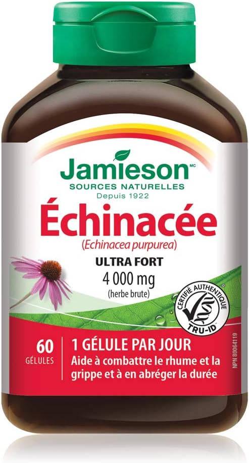 Jamieson 紫錐菊 4,000 毫克和黑接骨木果