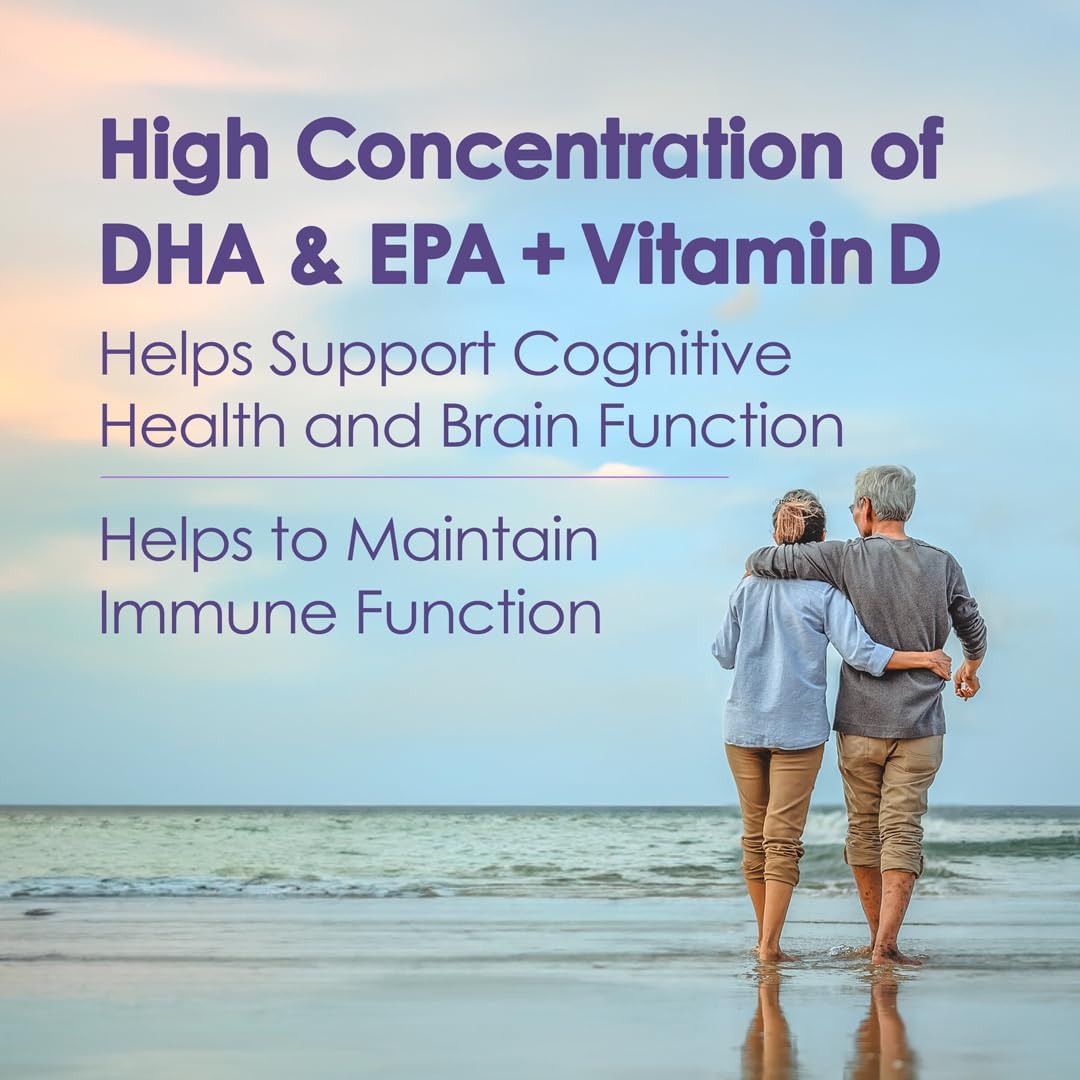 5倍極致強度 Omega 3 補充劑(含維生素 D)、魚油 Omega 3 液體(含 EPA、DHA 補充劑)、葡萄口味 Omega3 補充劑、野生魚油補充劑,225 毫升
