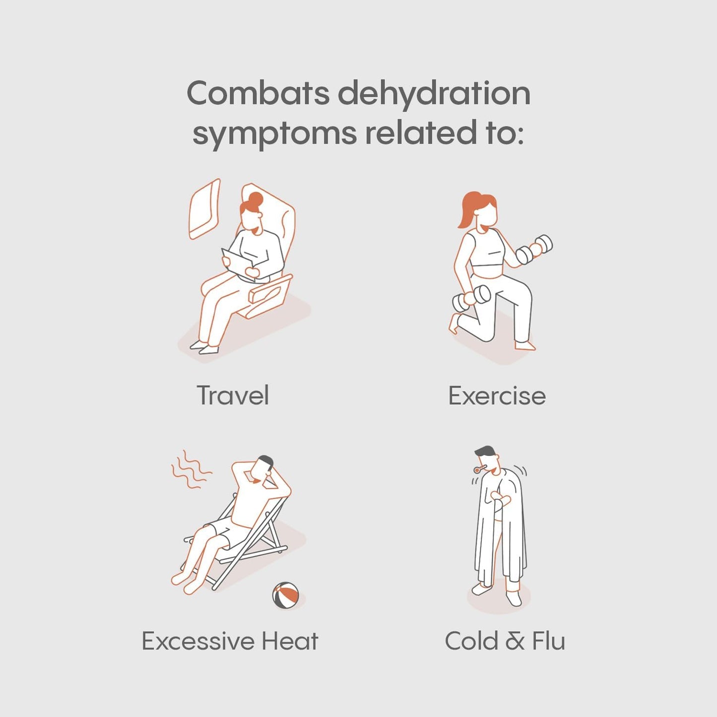 HydraLyte Electrolyte Powder, Low Sugar Electrolyte Packets Designed for Rapid Hydration, Safe Hydration for All Ages - Made with All Natural Ingredients, 30 Servings, Tropical Variety