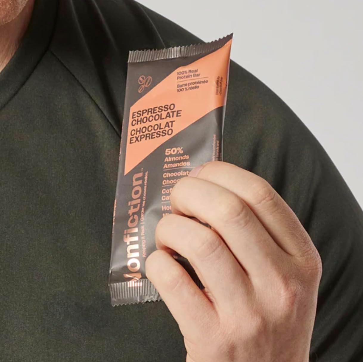 Nonfiction Protein Bar Espresso Chocolate 12x60g (Pack of 12)