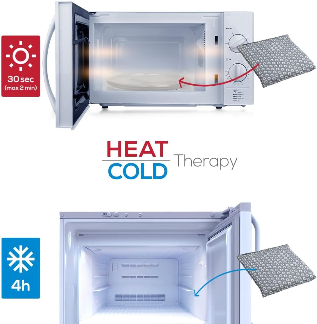 原廠魔法袋簽名版熱敷袋,冷熱療法,緩解胃痛和腰痛,無線冷熱敷袋,30.5 x 23 厘米(12 英寸 x 9 英寸)