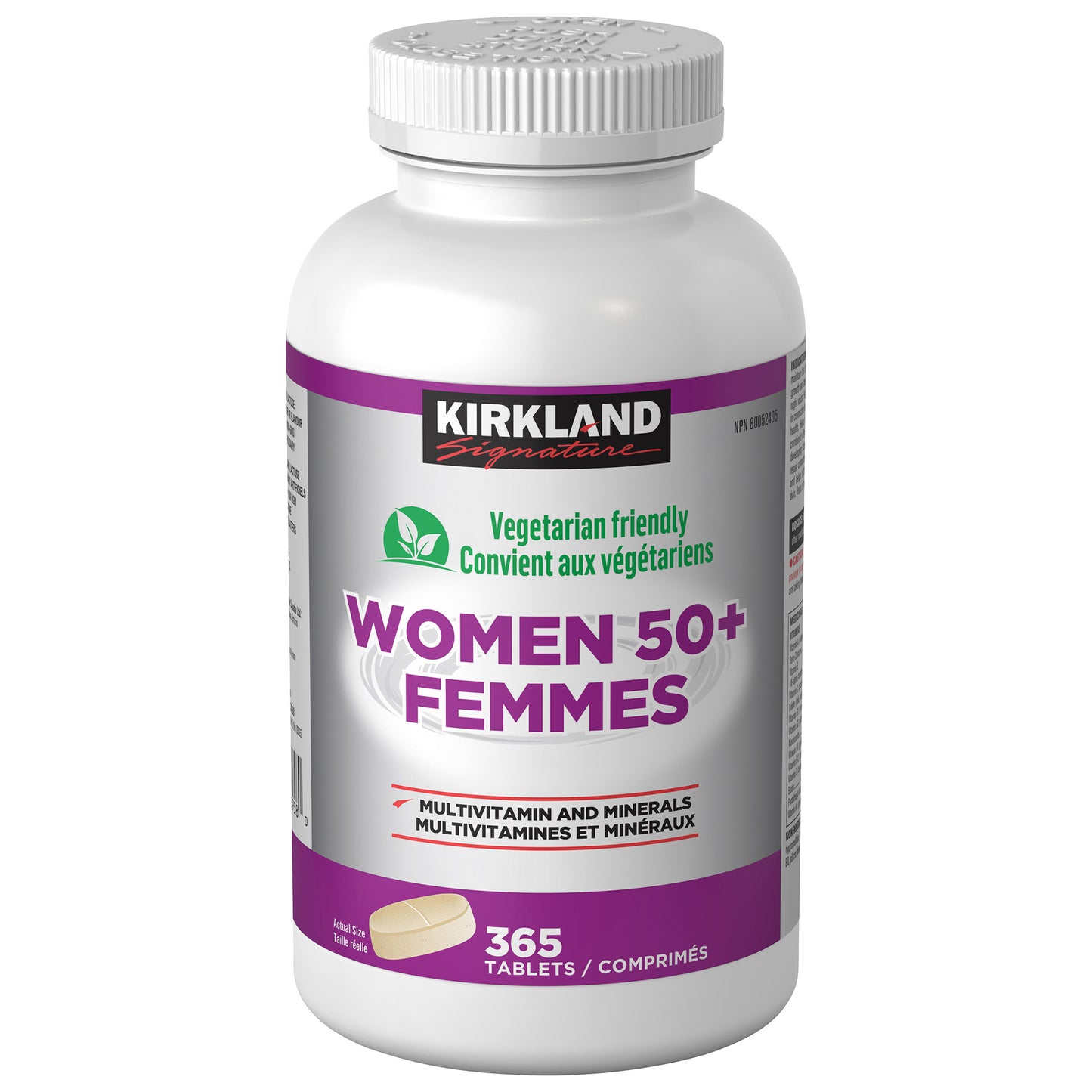 Kirkland Signature 女性 50+ 複合維生素片,365 片