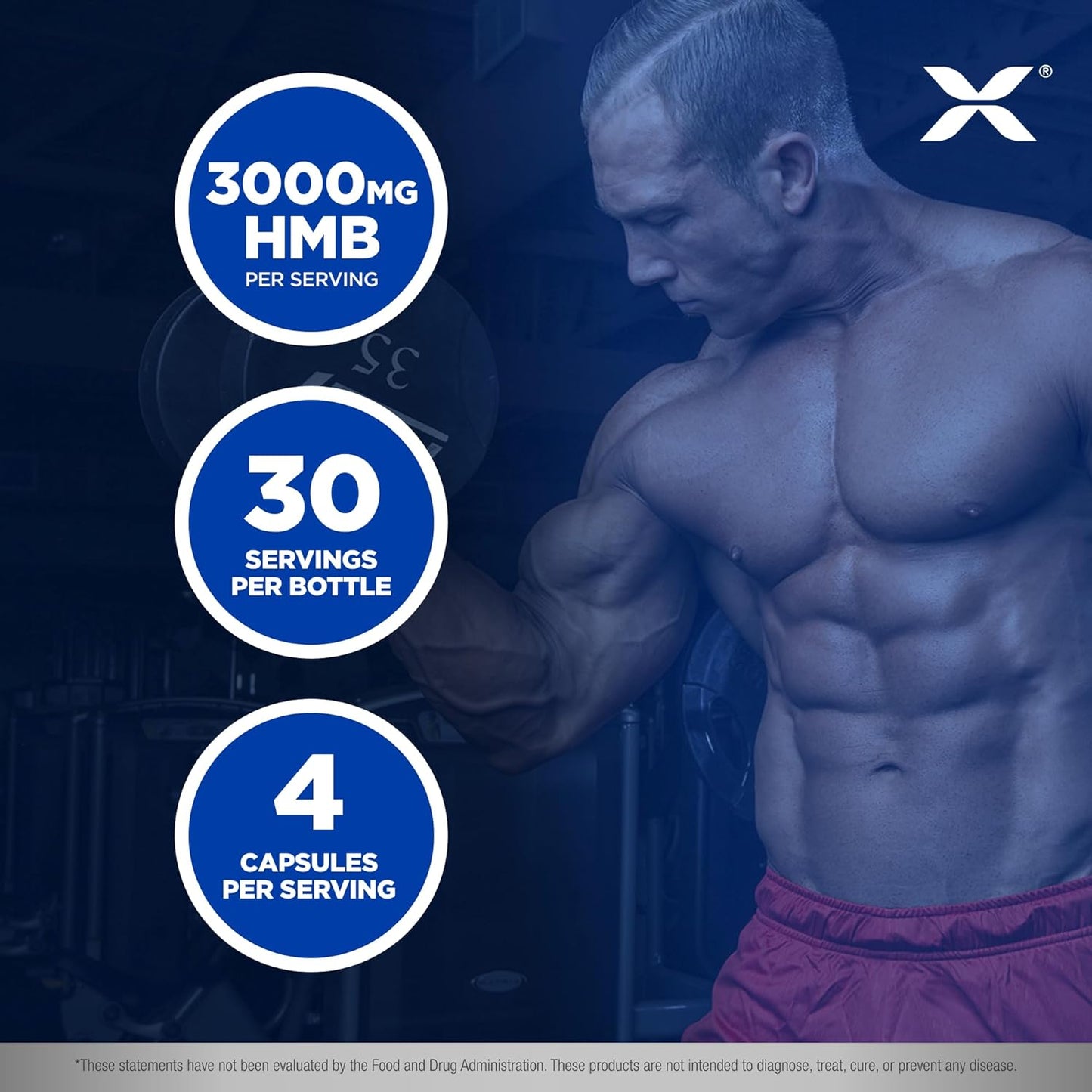 ALLMAX Nutrition HMB 3000,素食胶囊,120粒