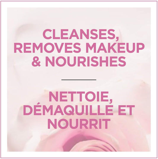 巴黎歐萊雅精緻花香潔面乳,含玫瑰和茉莉花萃取物,400 毫升