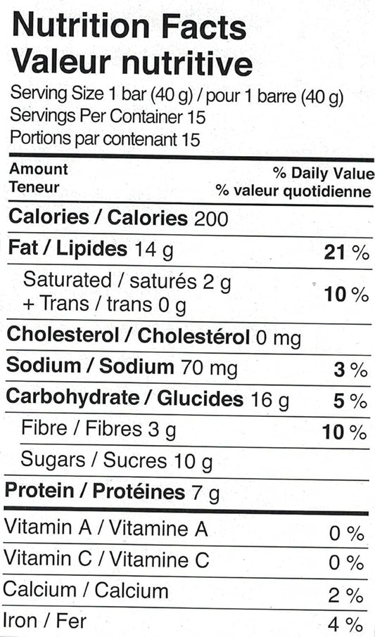 HoneyBar Snack Bars, Sweet & Salty, Gluten-Free, Non-GMO, Vegetarian, 40 g bars, 15 count