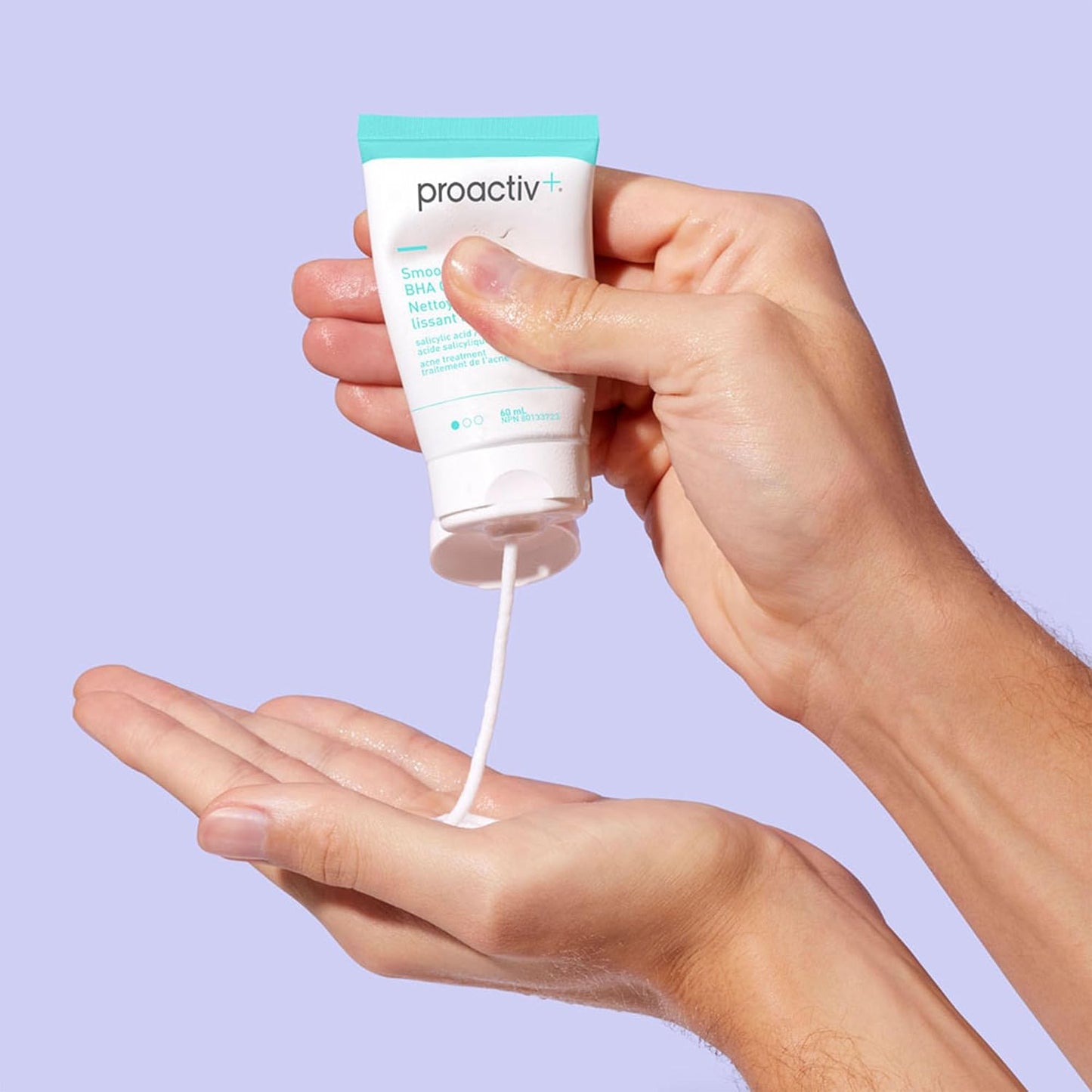 Proactiv+ 柔滑 BHA 洁面乳,6 盎司,无香型祛痘,适合所有肤质,1% 水杨酸洁面乳,含舒缓芦荟成分