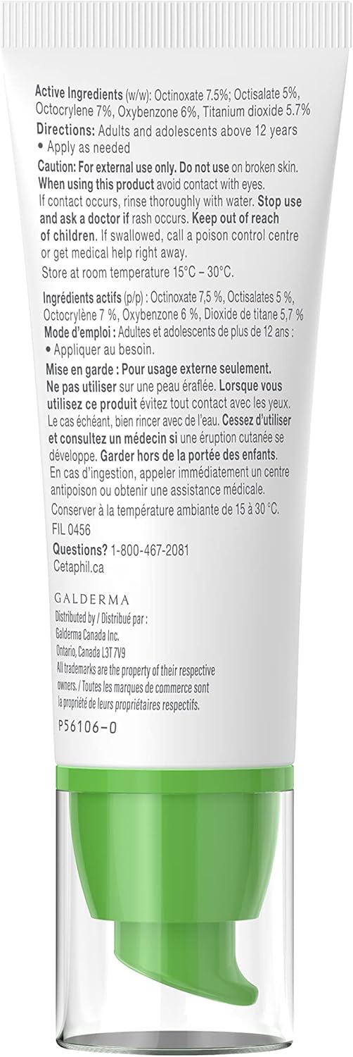 Cetaphil Daily Advance Lotion, 473ml | Ultra Hydrating Body Lotion & Daily Facial Moisturizer SPF 50 - For Sensitive Skin - Oil Free and Non Greasy