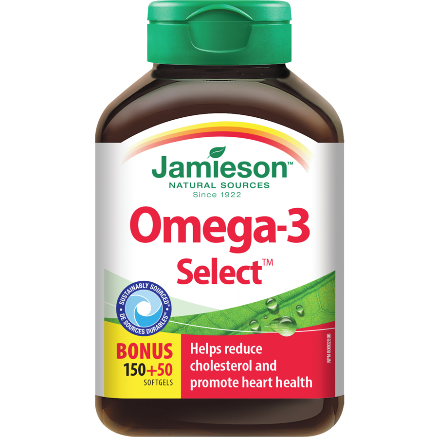 傑米森 Omega-3 精選軟膠囊,1,000 毫克