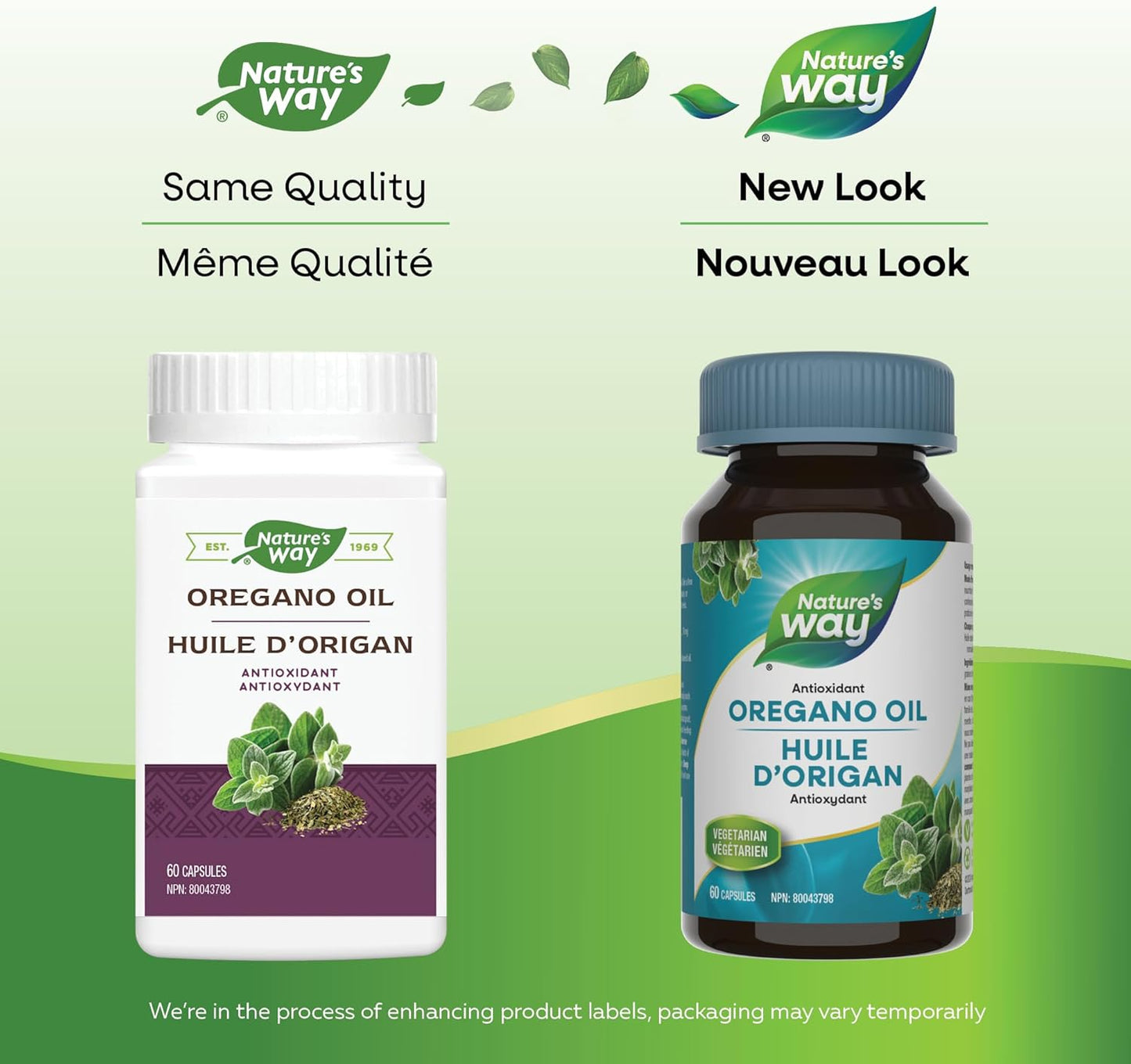 Nature's Way 牛至油,抗氧化剂,60 粒素食胶囊