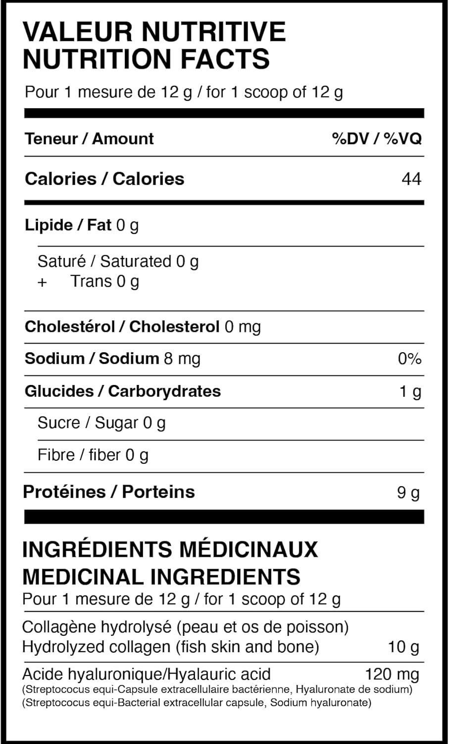 Unity Supplements Marine Collagen Powder with Hyaluronic Acid - Salted Caramel Flavored Coffee Sweetener - 360g, 30 Servings - 10g Marine Collagen per Serving - Promotes Skin, Nail, Hair & Joint Health