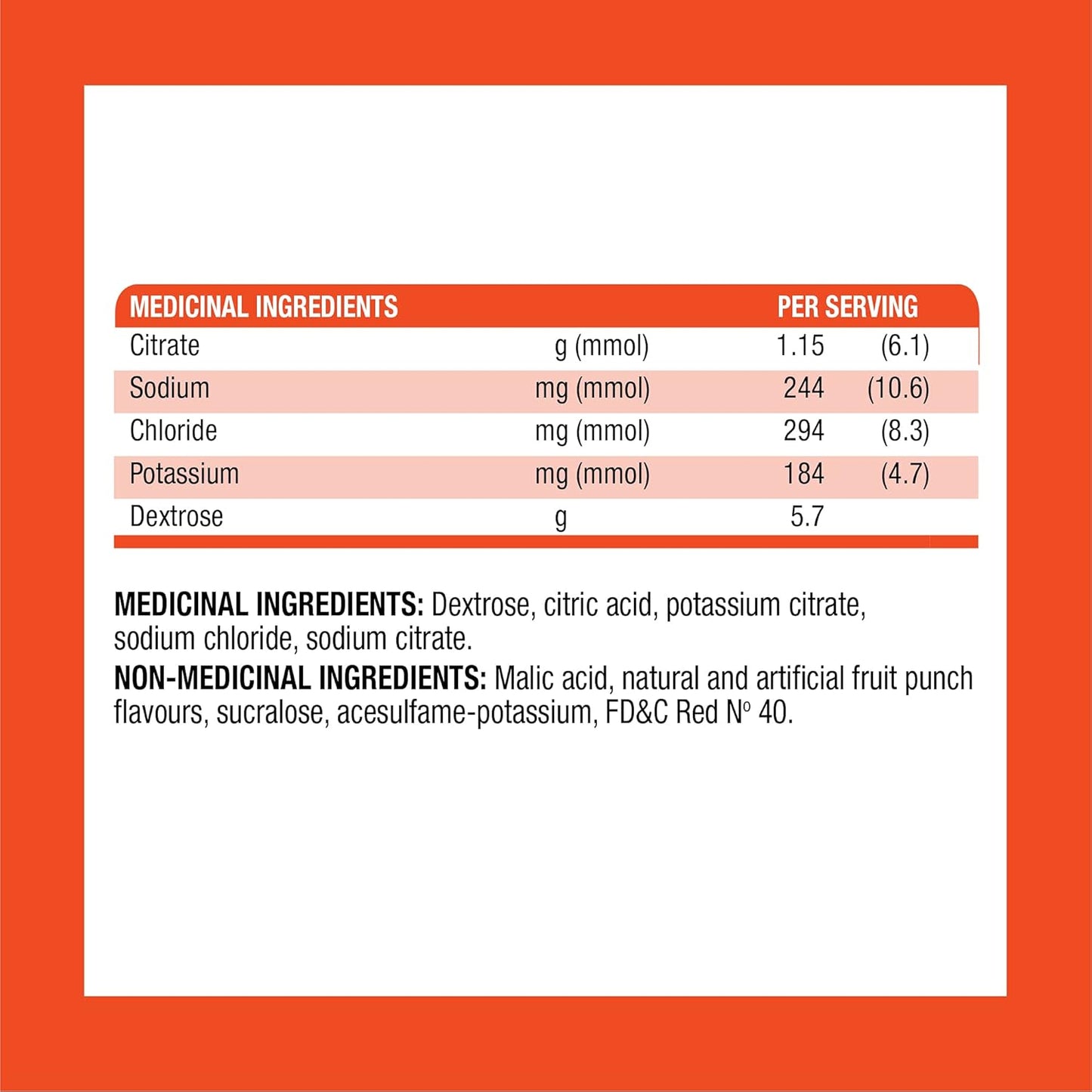 Pedialyte, 电解质粉棒,口服补液盐,水果混合口味,8 x 8.5 克,电解质粉包