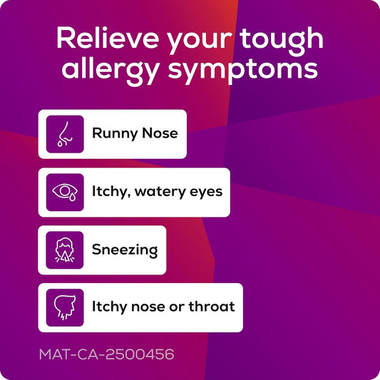 Allegra 12 小时抗过敏药,不引起嗜睡,快速缓解多种过敏症状,适用于打喷嚏、流鼻涕、眼睛发痒/流泪、喉咙或上颚,盐酸非索非那定 60 毫克,36 片