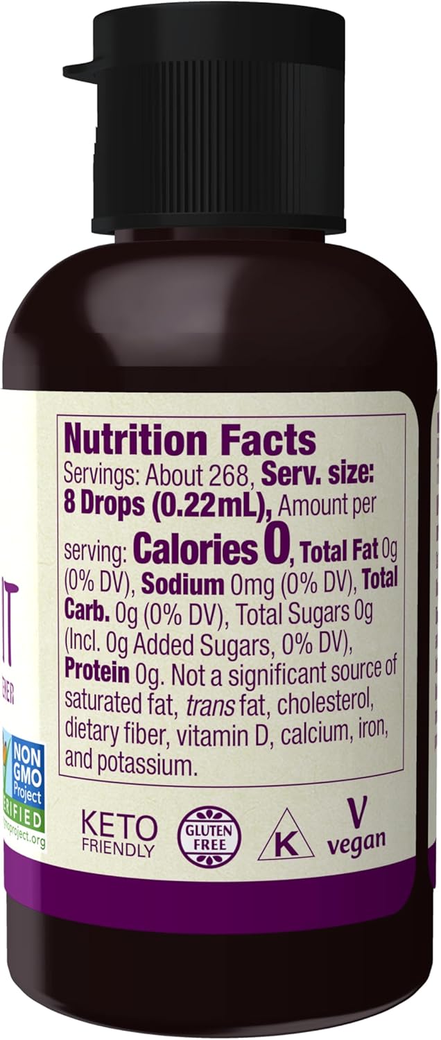 Now Foods Organic Monk Fruit Liquid Sweetener 59mL