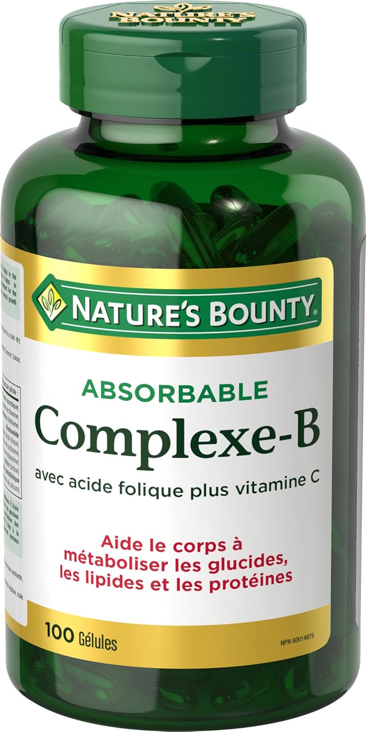 Nature's Bounty 褪黑激素 10 毫克 120 粒裝,有助於重置身體的睡眠-覺醒週期和 B 群複合物(含葉酸和維生素 C),幫助代謝碳水化合物,100 粒軟膠囊