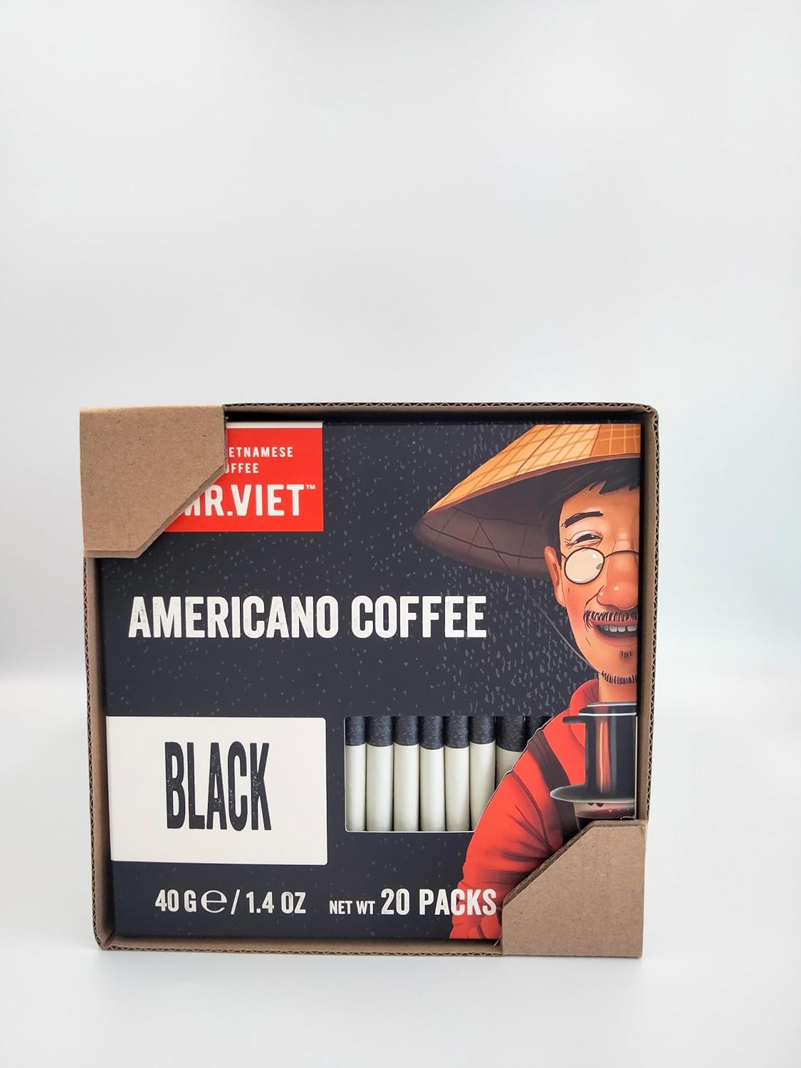 Mr.Viet 高级美式黑速溶咖啡 120 包