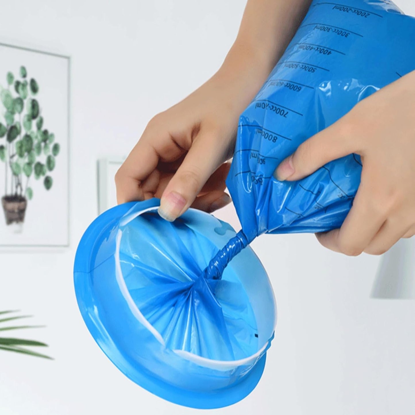 HOIRIX 30個裝一次性嘔吐袋,手提嘔吐袋,1000毫升防漏嘔吐袋,適用於旅遊、噁心和汽車(紫色)