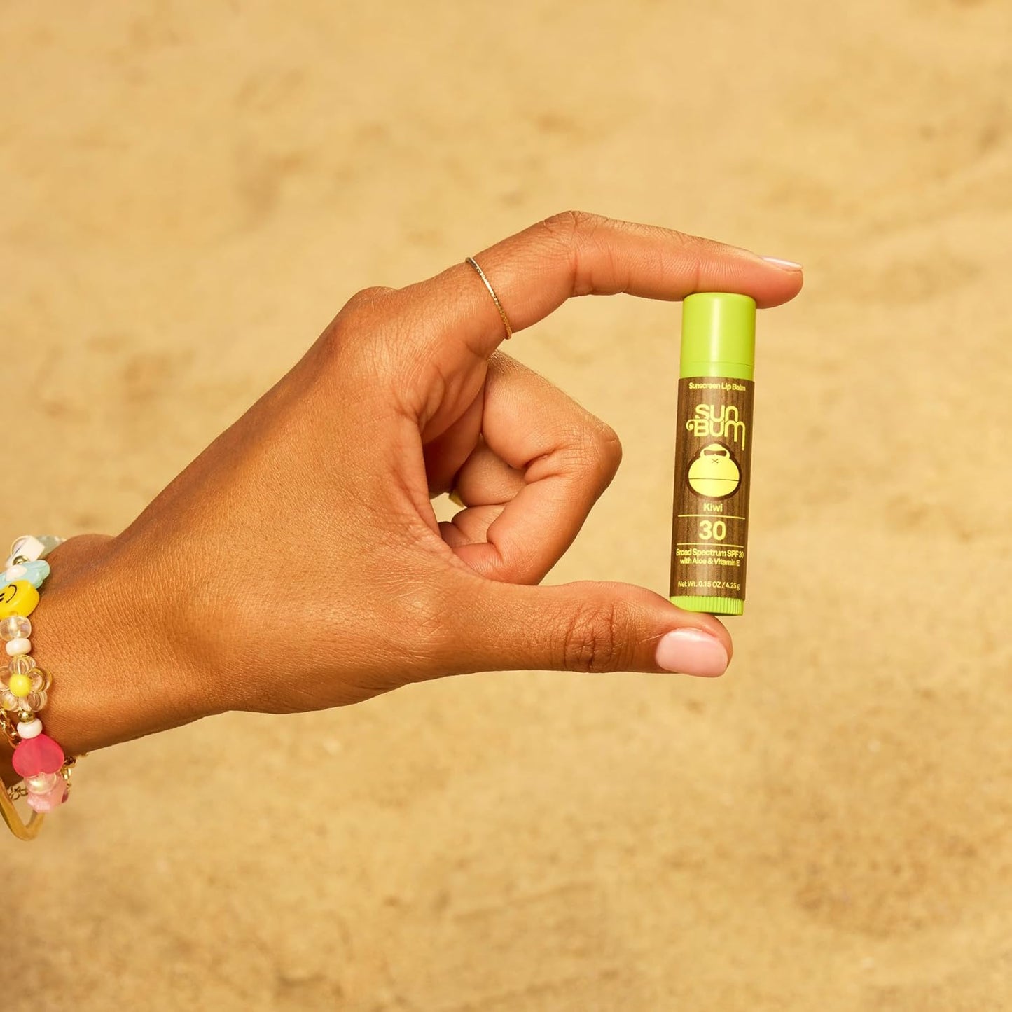 Sun Bum SPF 30 奇異果潤唇膏 - 廣譜防曬 - 蘆薈保濕 - 防水 - 4.25克