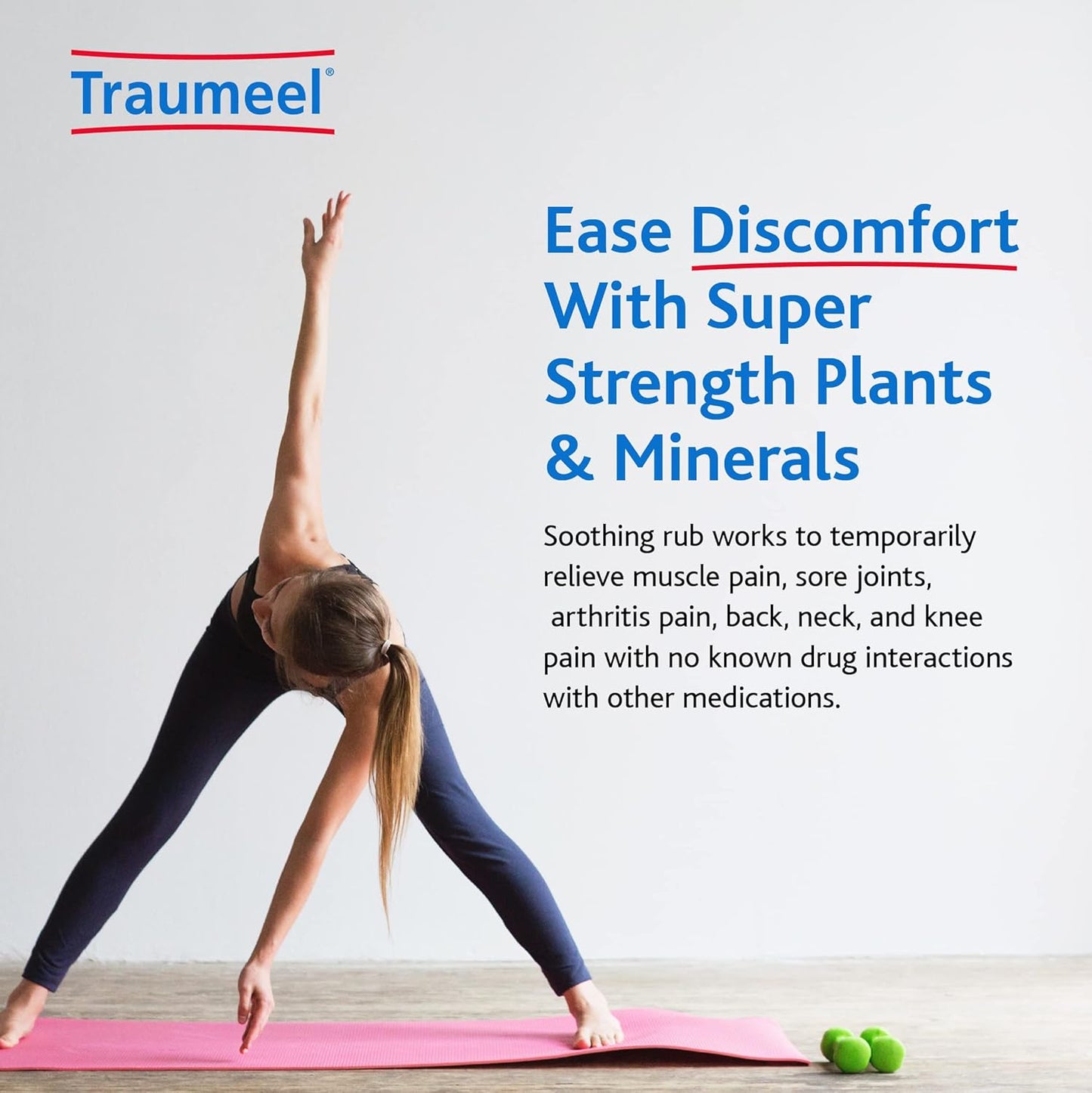 Traumeel Pain Relief of Muscle, Joint, Back, Arthritis, Injury, Exercise Related Pain & Soreness - Arnica + 13 Active Ingredients - Made in Germany - 100 Tablets