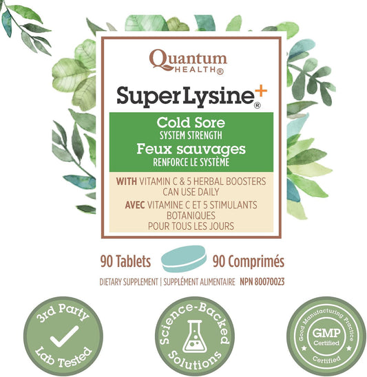 Quantum Super Lysine+ Cold Sore Tablet