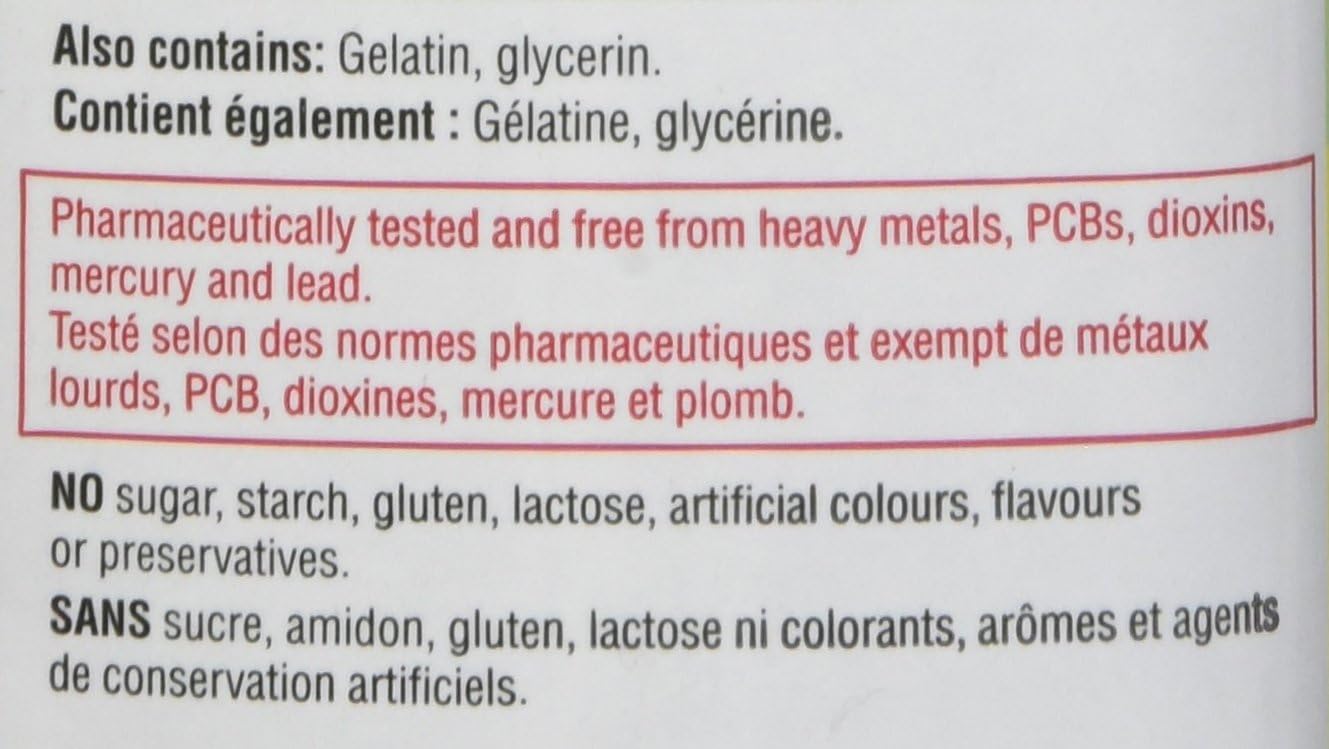 Jamieson Omega-3 Select 1000毫克,改善心臟健康,支持大腦健康,並減少發炎。含300毫克EPA和200毫克DHA,非基因,無麩質,200粒軟膠囊