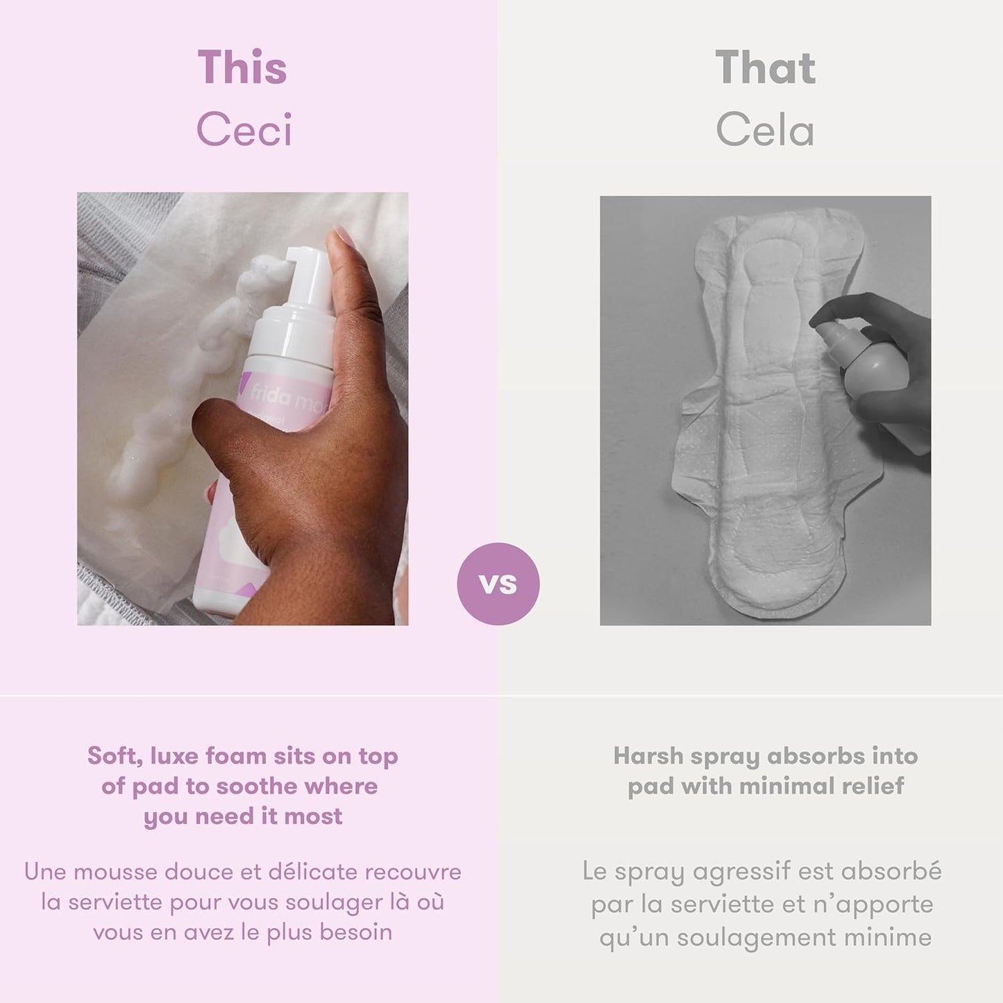 Frida Mom 金缕梅会阴愈合泡沫,用于产后护理、清凉镇痛和痔疮治疗,5 液体盎司