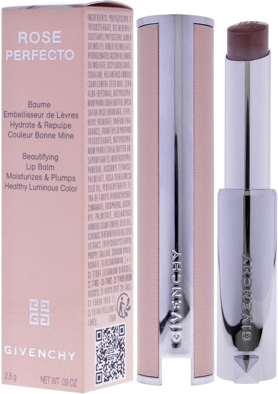 Givenchy Rose Perfecto Beautifying Lip Balm - 111 Soft Nude Lip Balm Women 0.09 oz