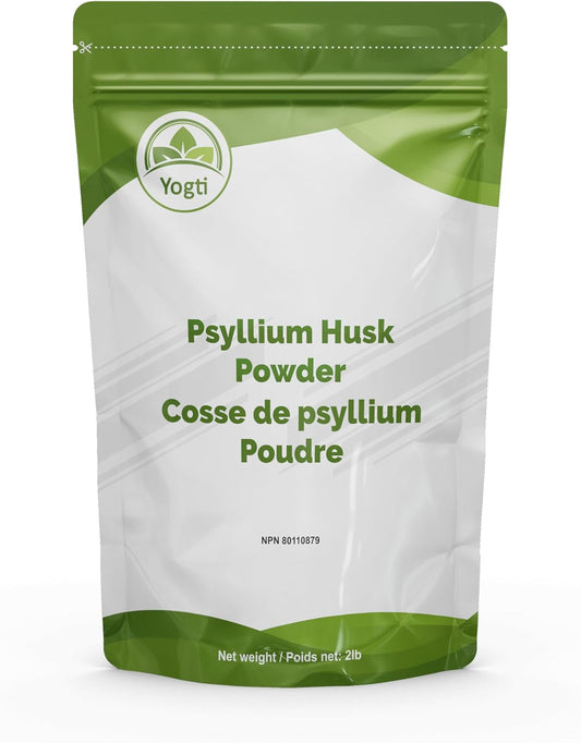 Yogti 洋车前子壳粉 - 2 磅,包装可能有所不同