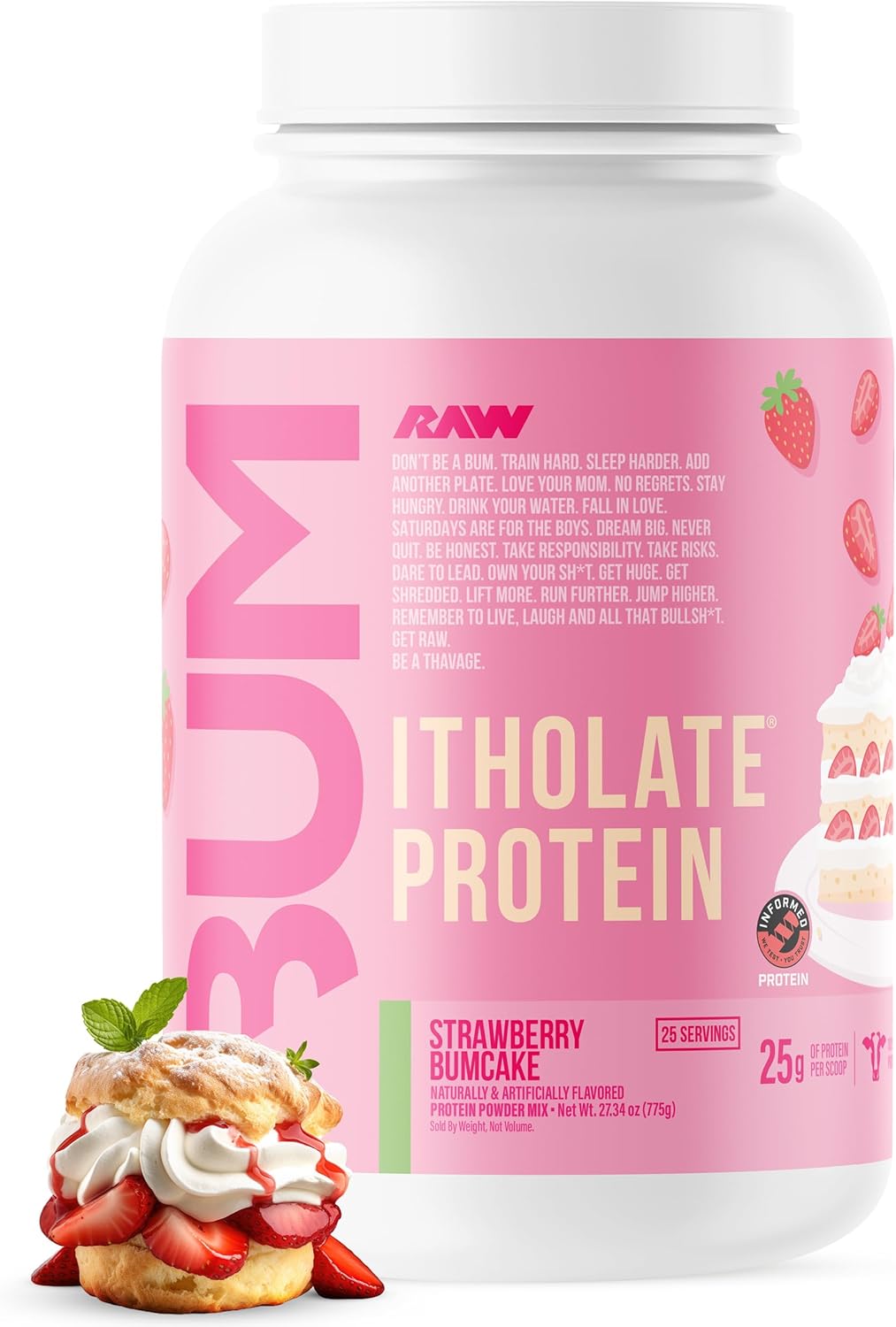 CBUM Itholate Protein - Strawberry Bumcake 25 Servings