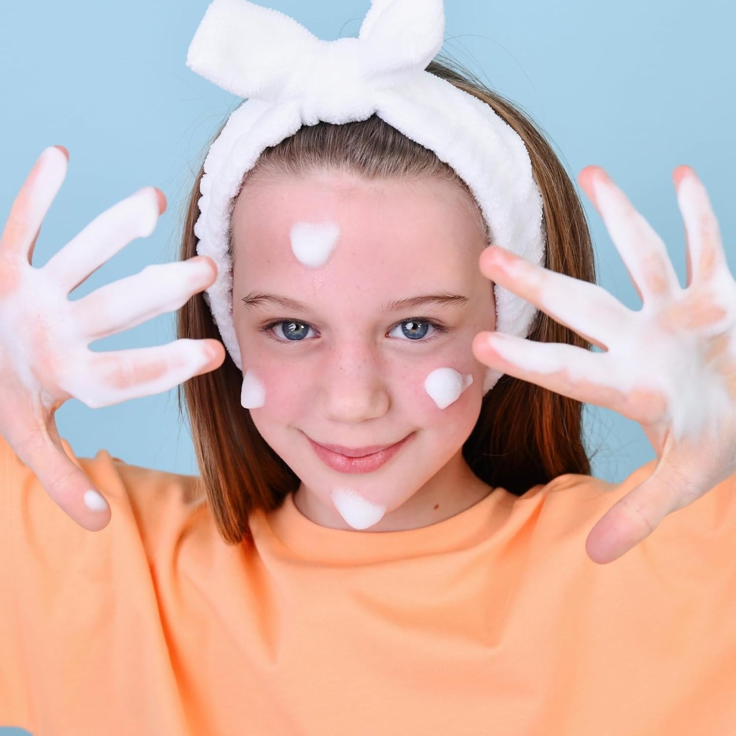 Lav Kids Foaming Facial Cleanser for refreshed, yet gentle scented skin, Soap free Kids & Baby facial cleanser, Dermatologically Tested Kids face wash for All Skin Types Including Sensitive Skin 100ml