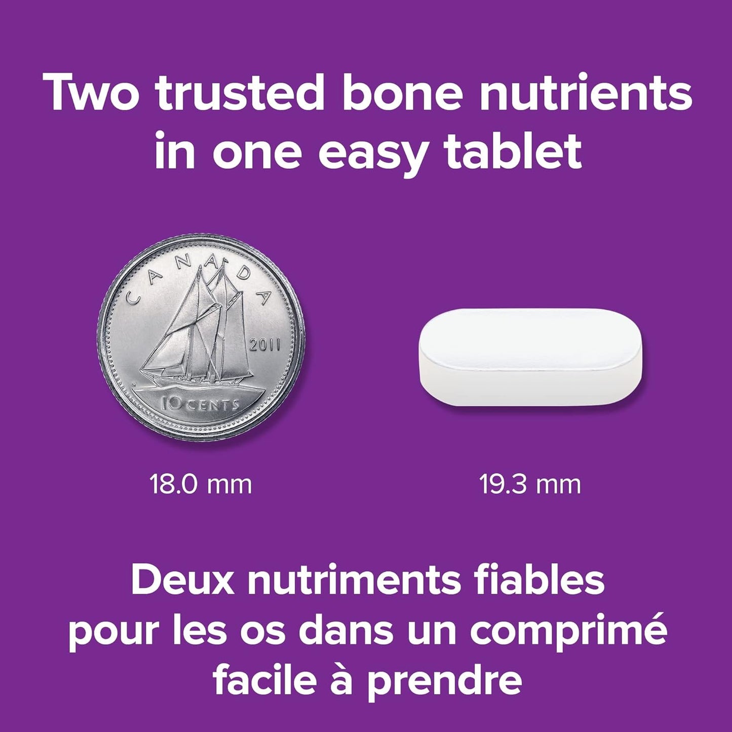 Webber Naturals 碳酸鈣(含維生素 D3),275 片,有助於支持骨骼和牙齒