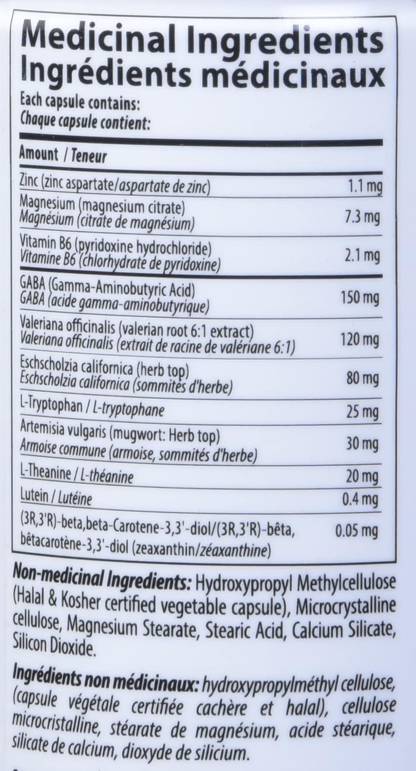 Nutrabolics Sleep Hack 120粒胶囊 - 助眠剂,让您睡得更深更安稳,GABA,缬草