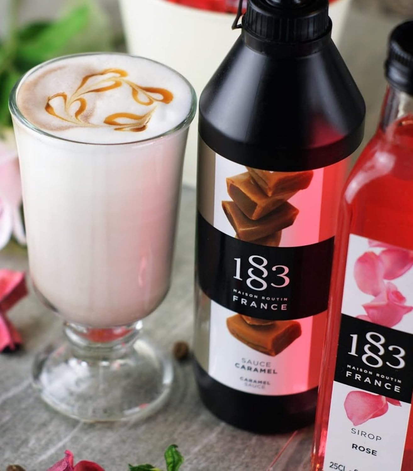 1883 Maison Routin Bubble Gum Flavour Syrup, 1L Glass bottle