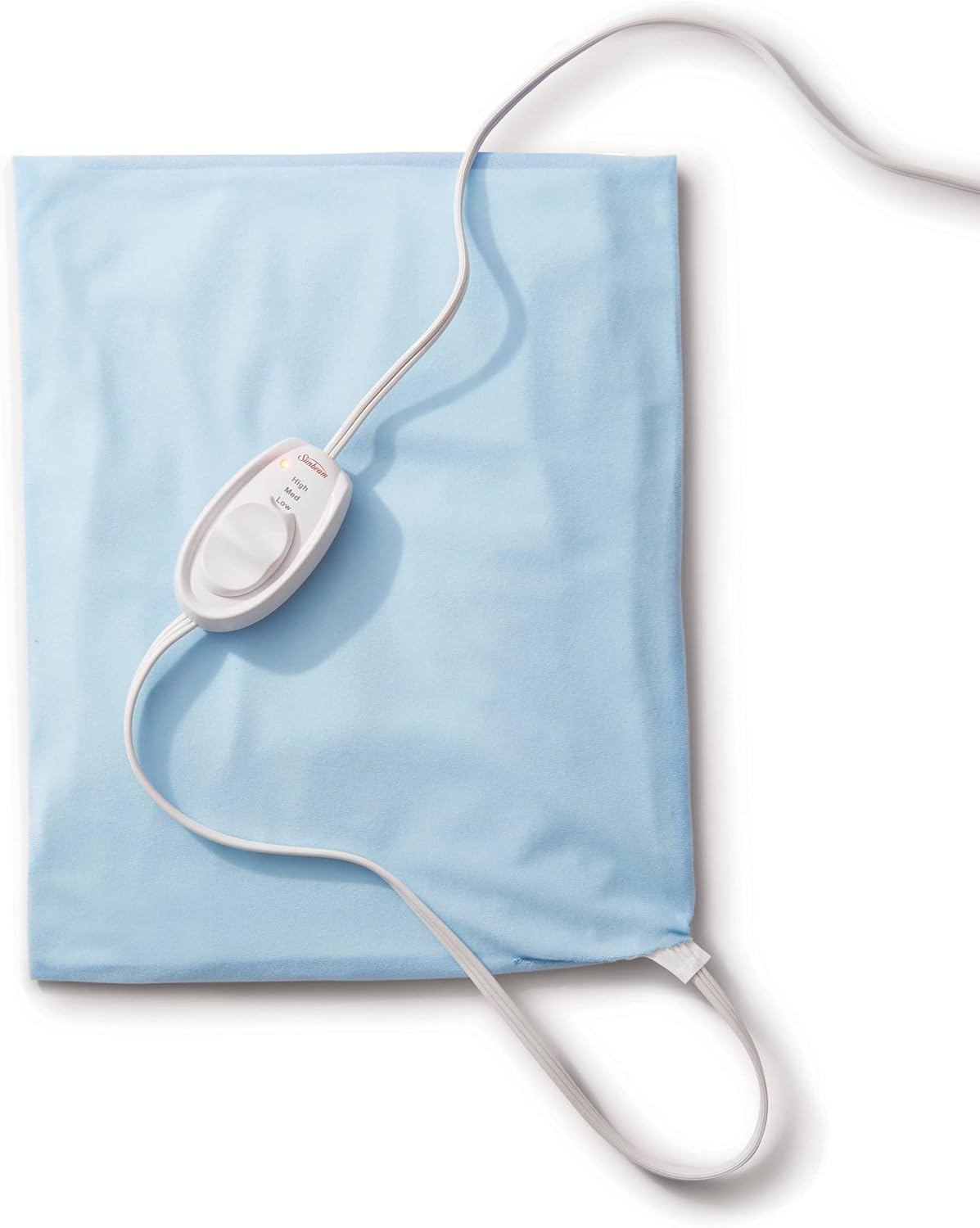 Sunbeam Renue Heat Wrap, Neck and Shoulder Tension Relief Heating Pad (Grey) + Sunbeam Heating Pad with Arthritis Controller (12 x 15 inch)