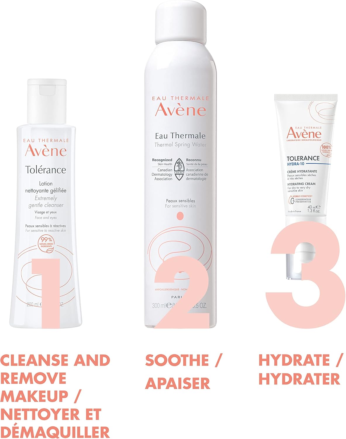 Eau Thermale Avène Tolérance HYDRA-10 Cream, Hydrating Face Moisturizer for dry Sensitive Skin, Fragrance, Paraben-free, replacing Tolérance EXTRÊME, 40 ml