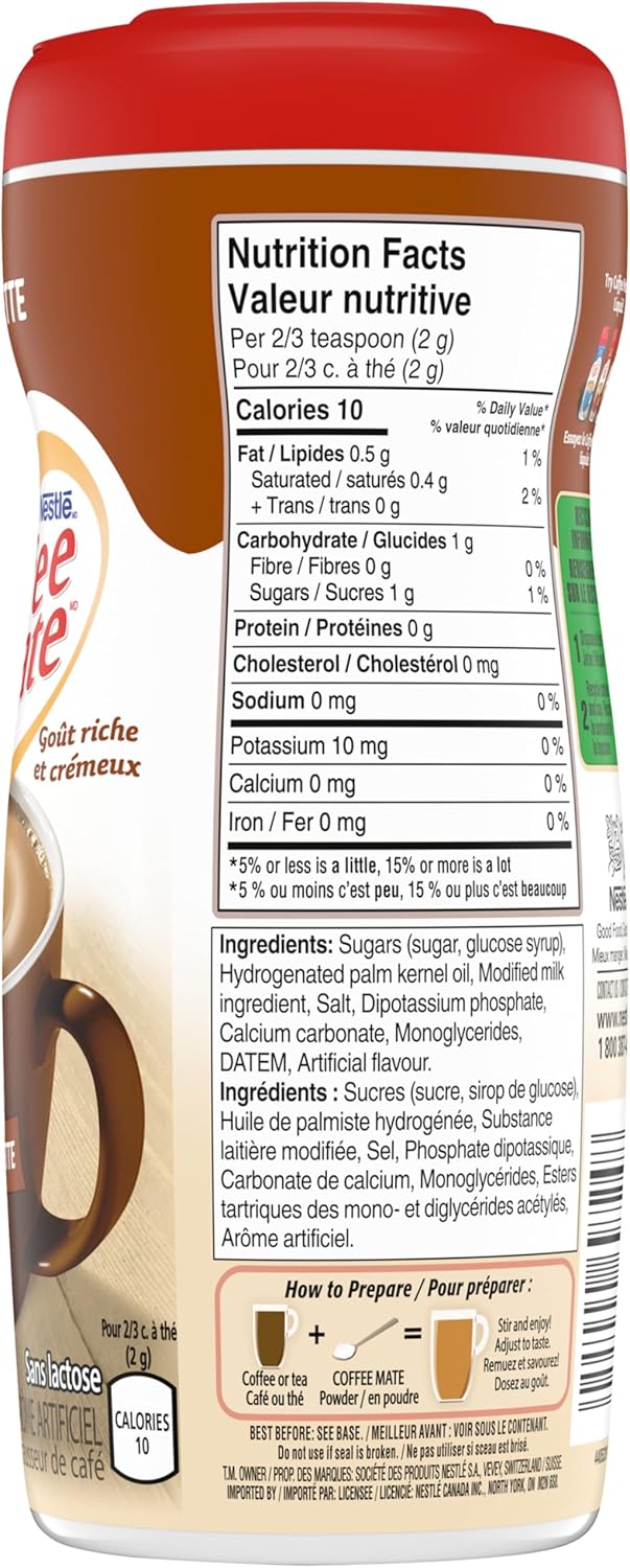 Coffee-Mate 咖啡粉增白剂,425克罐装