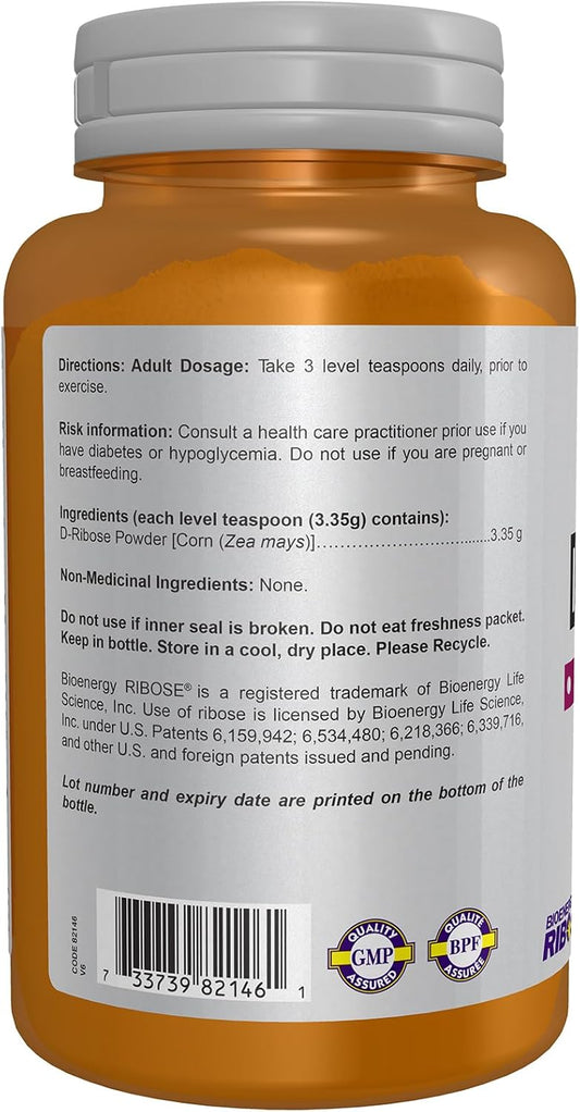 NOW Sports, D-核糖純粉,113克