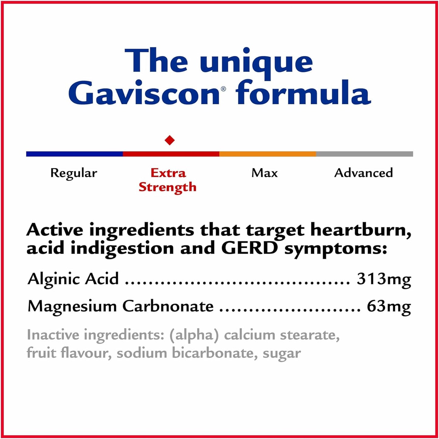 Gaviscon Extra Strength Tablets - 120 Count - Chewable Foaming Antacid Tablets for Day and Night & Liquid Extra Strength Antacid - 600 ml - Antacid Liquid for Day and Night Heartburn Relief