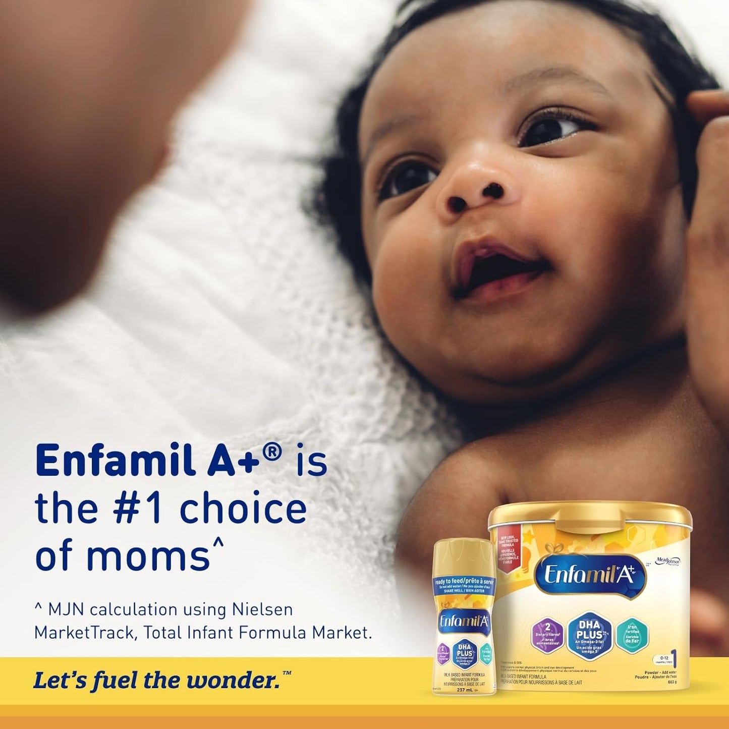 Enfamil A+ Baby Formula, with Brain Building DHA, Concentrated Liquid, Age 0-12 Months, 385mL x 12 Cans