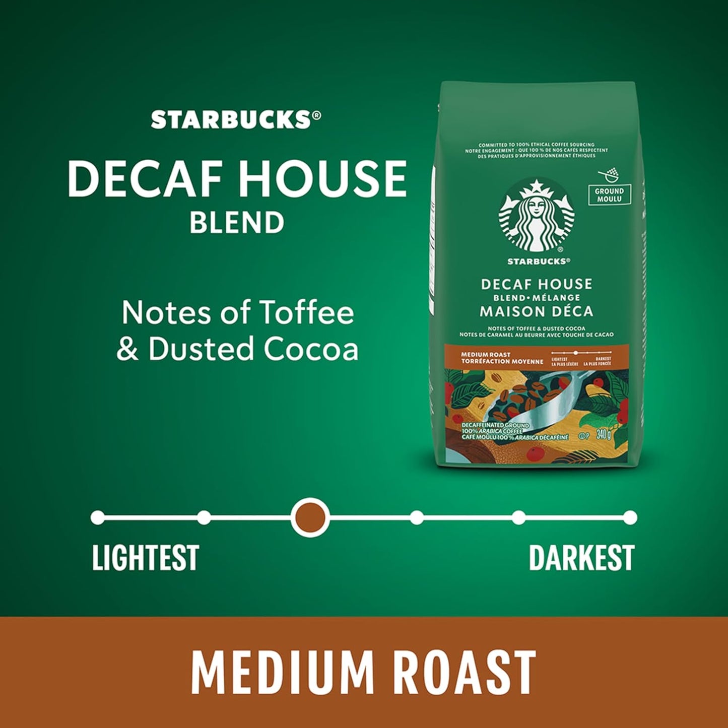 SBUX R&G House Blend 无咖啡因 6x340gr