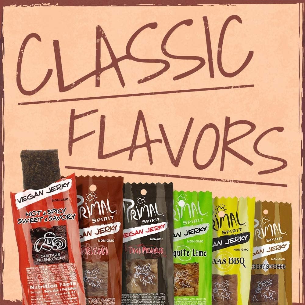 Primal Spirit 泰国花生素肉干,28 克(24 包)