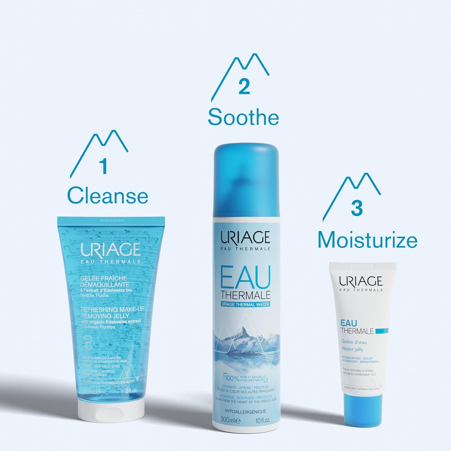 Uriage - Refreshing Makeup Removing Jelly - Hydrating Cleanser - 150ml