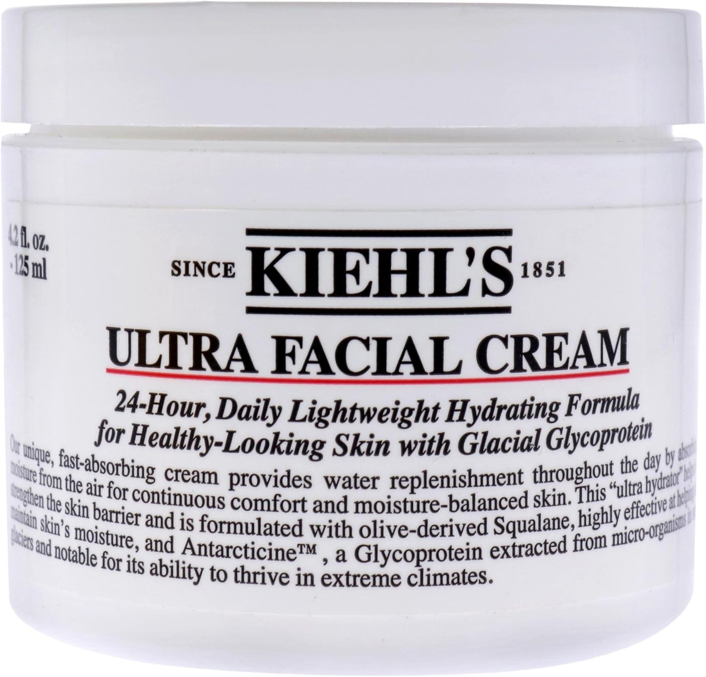 Kiehls 男女通用高保濕面霜 - 4.2 盎司