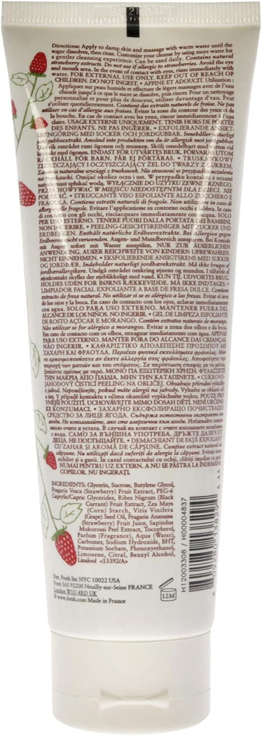 Fresh Sugar 草莓去角質潔面乳 女士 4.2 盎司