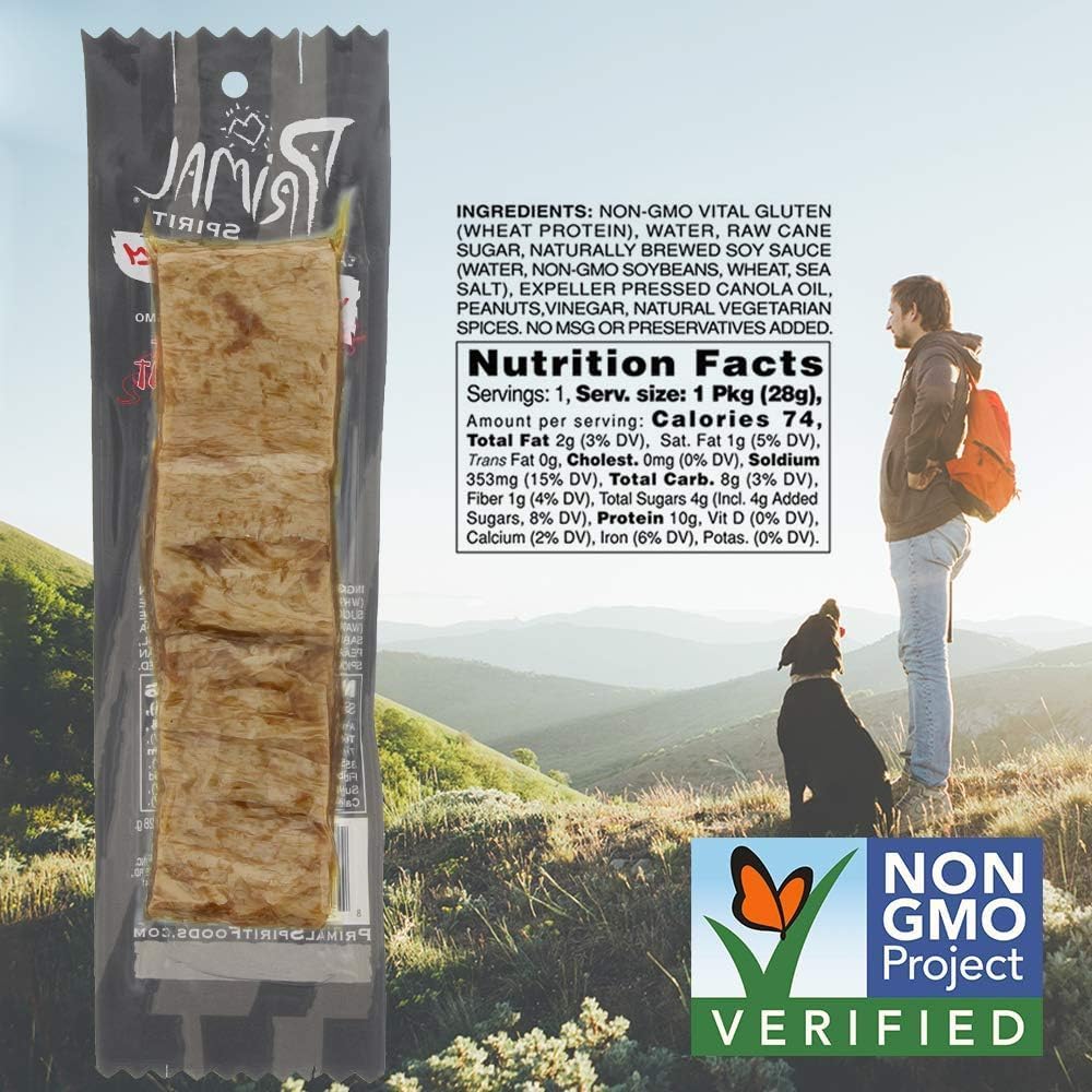 Primal Spirit 泰国花生素肉干,28 克(24 包)