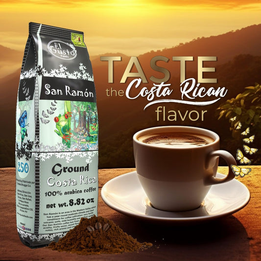 El Gusto San Ramón 研磨咖啡,中度烘焙,哥斯达黎加单一产地 250 克
