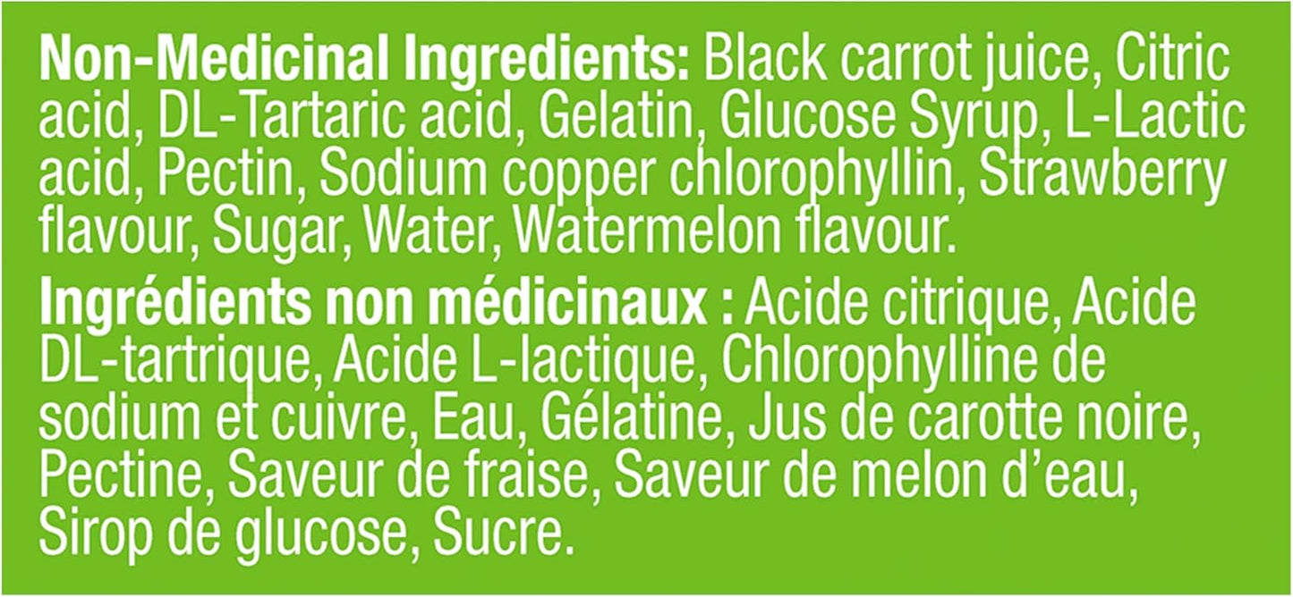 OLLY 纖維軟糖圈,5 克益生元纖維、FOS(低聚果糖)、消化支持、漿果甜瓜 50 粒