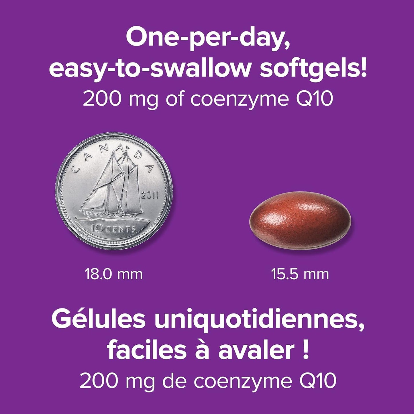 Webber Naturals 辅酶 Q10 (CoQ10) 200 毫克,高效抗氧化剂,非转基因,无麸质,60 粒软胶囊,用于心脏健康和细胞能量生成